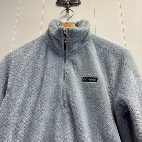 Columbia Women's Athleisure Fluffy Fuzzy‎ Fleece 1/4 Zip Jacket Regular Size S - Picture 8 of 8